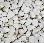 White stones