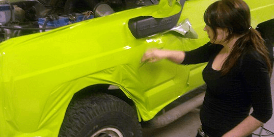 Vinyl wrap for cars