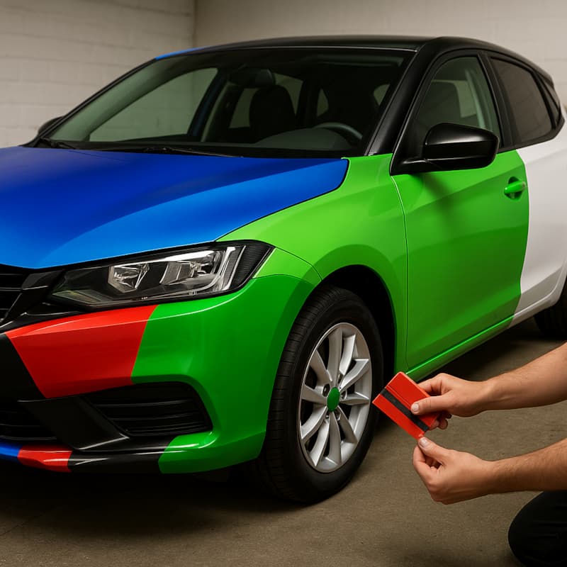 Colors for car wrapping