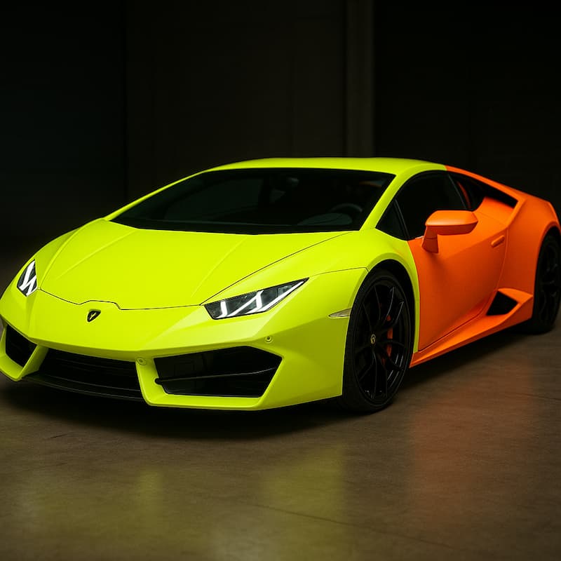 Fluorescent Colors for Carwrapping