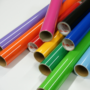 Colored vinyl film