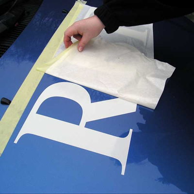 Adhesive letters and numbers cut out in vinyl - Selfadhesive vinyltext